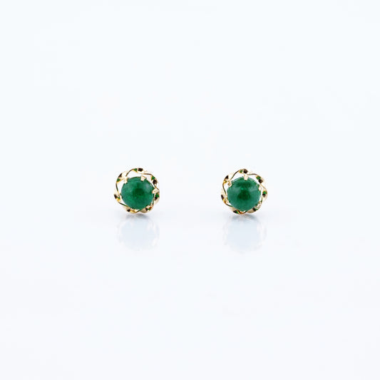 PIERCE - K18YG イエローゴールド ジュエリー 色石 ピアス（R605IE008）