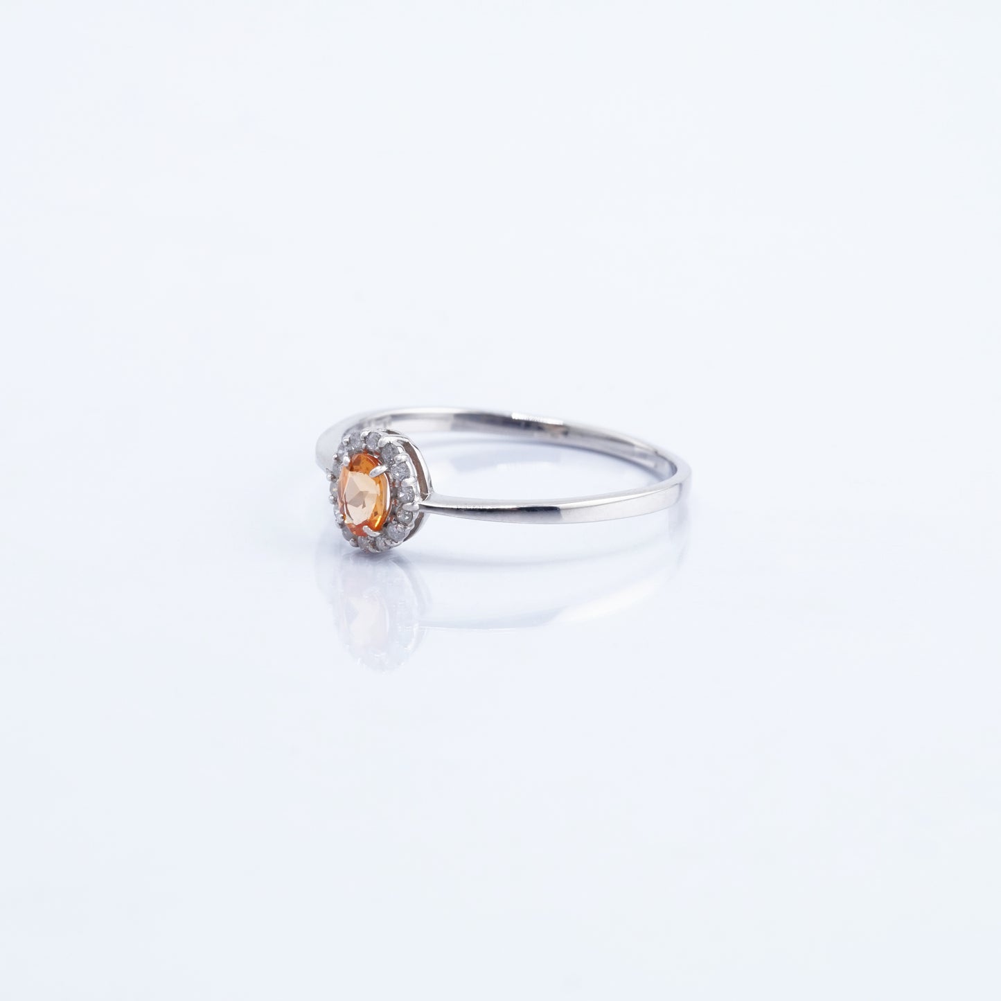 RING - プラチナ900 ジュエリー スペサタイト 色石 リング（R607IR002）