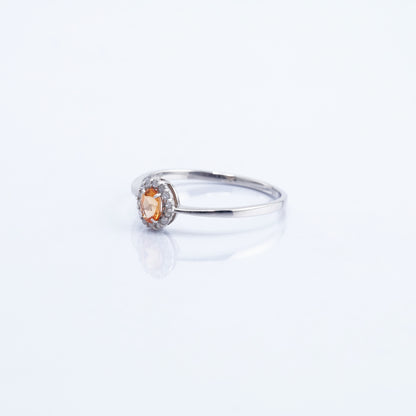 RING - プラチナ900 ジュエリー スペサタイト 色石 リング（R607IR002）