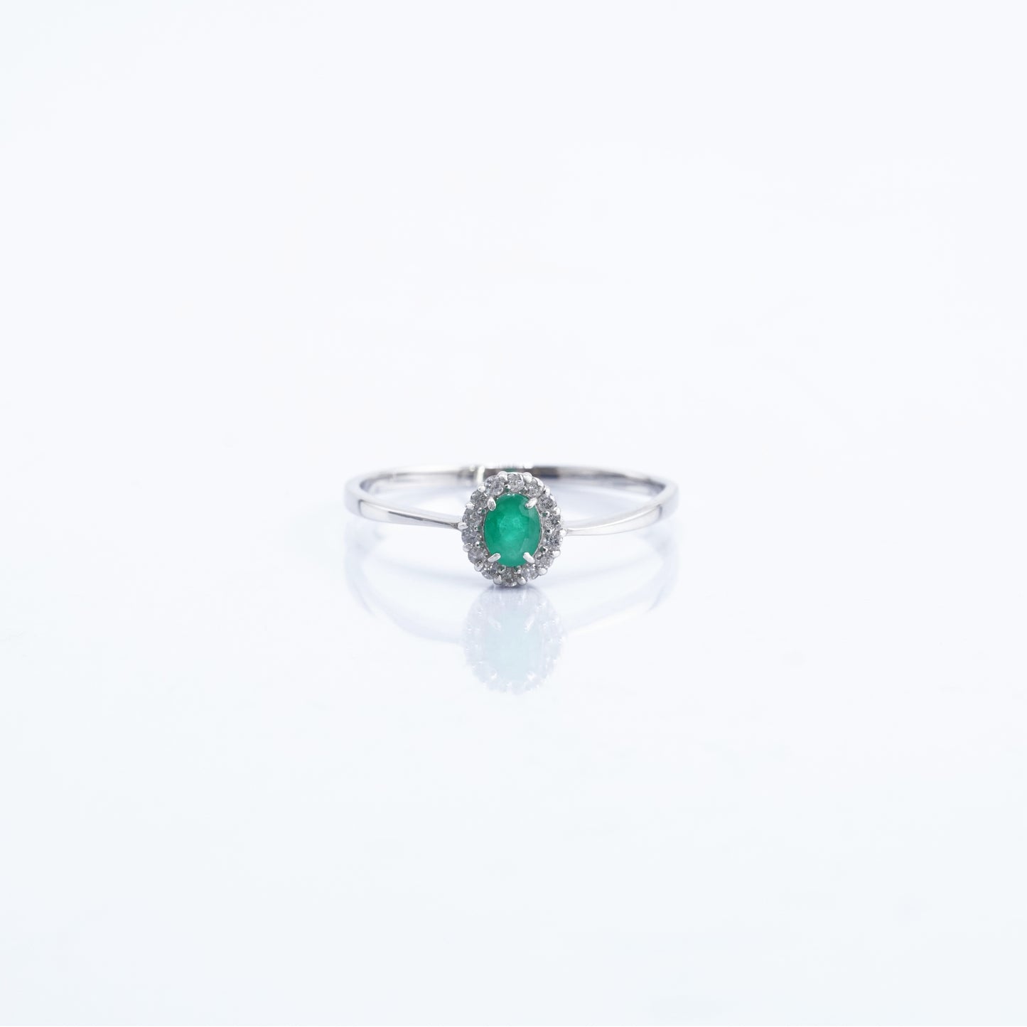 RING - プラチナ900 ジュエリー エメラルド 色石 リング（R607IR003）